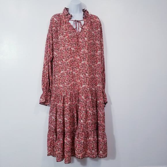 O.P.T Printed Midi Dress - Picture 1 of 13